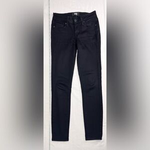 Paige Verdugo Ultra Skinny Jeans 24 Black Dark Wash